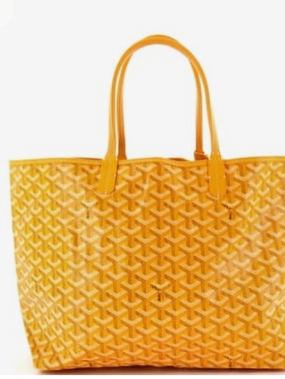 Go-to Yard Chevron Mustang Yellow Spring pop Large Work Shopper Tote